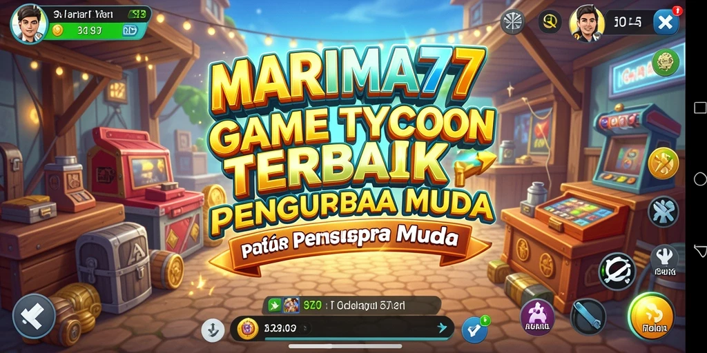 Tampilan gameplay MARIMA77 yang menarik dan dinamis.