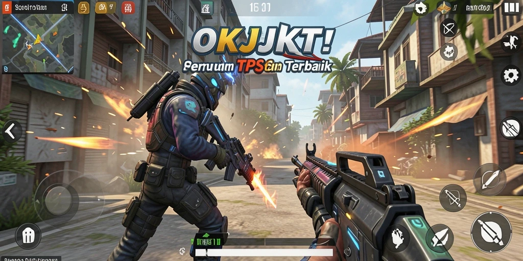 Gameplay action seru di OKJKT dengan grafis tinggi.