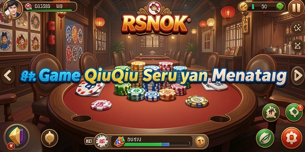 Tampilan gameplay seru QiuQiu di RSNOK.
