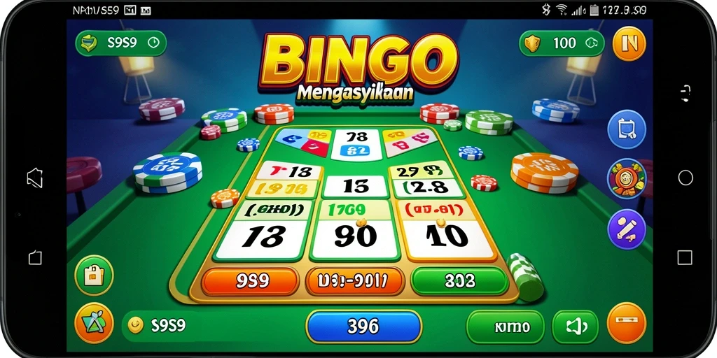 Screenshot gameplay S9S9 menampilkan keseruan permainan Bingo yang mendebarkan.