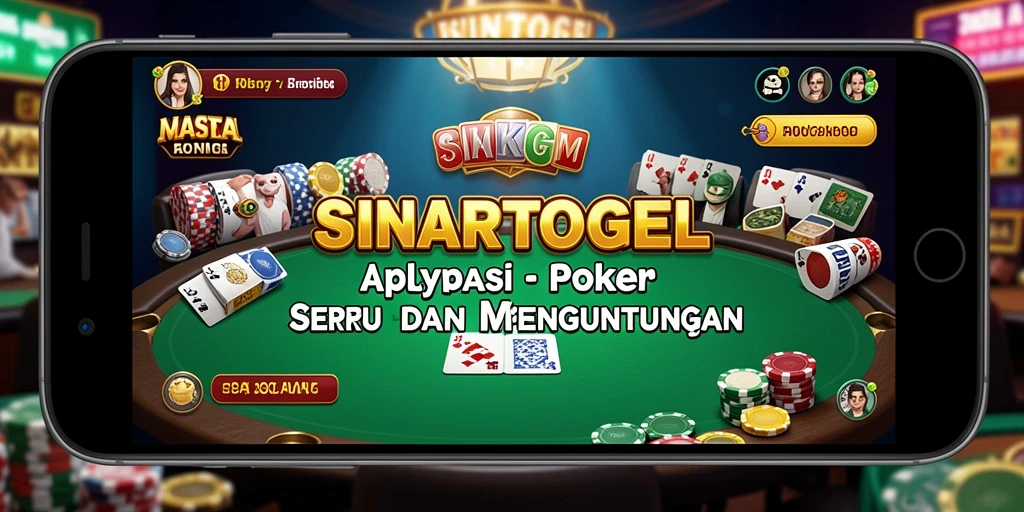 Screenshot gameplay SINARTOGEL menampilkan aksi seru permainan Poker.