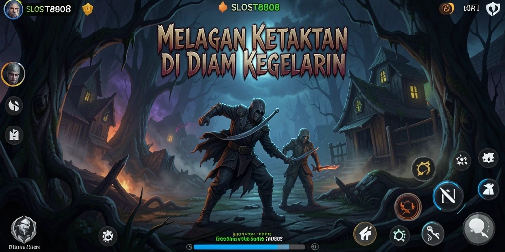 Screenshot menampilkan momen menegangkan dalam gameplay Horror.