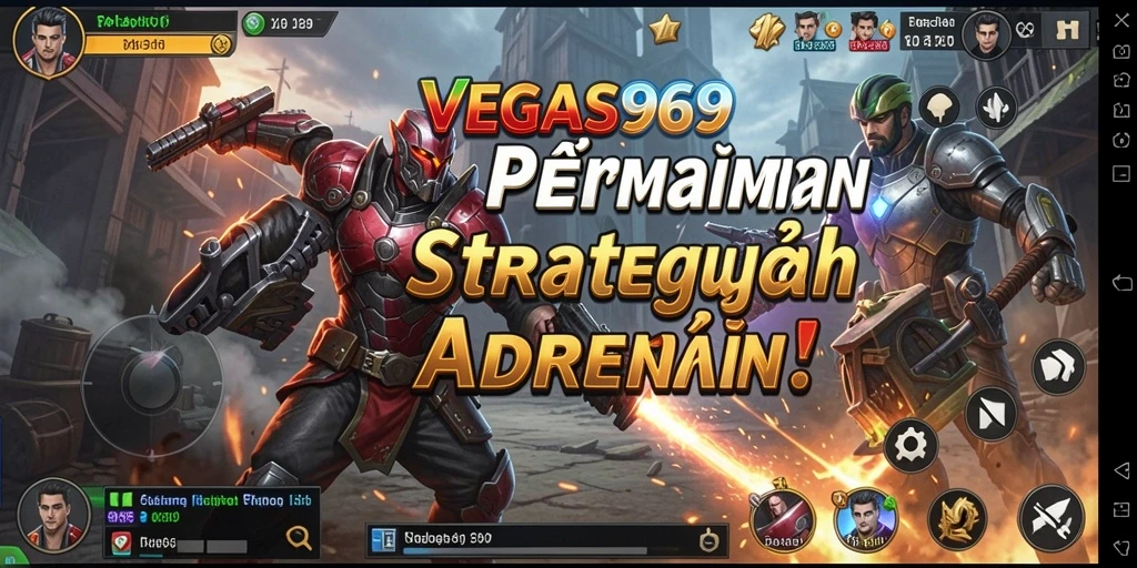 Screenshot dari gameplay strategi yang menegangkan di VEGAS969.