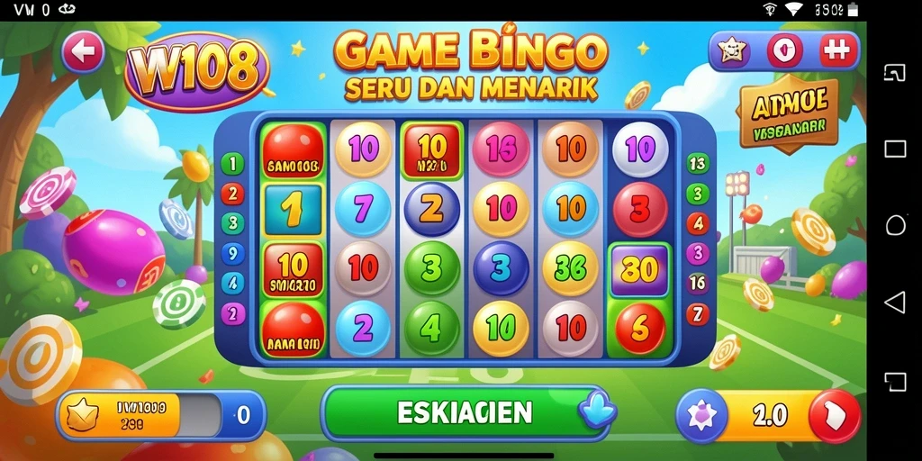 Tampilan gameplay VW108 yang menarik dan penuh keseruan Bingo.
